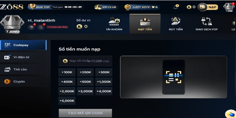 Rút tiền 3 Rút tiền