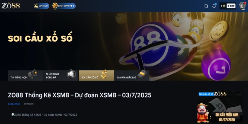 Cách tính lô đề ngày mai trên Zo88 - Công thức hiệu quả 99% 1 Cách tính lô đề ngày mai trên Zo88