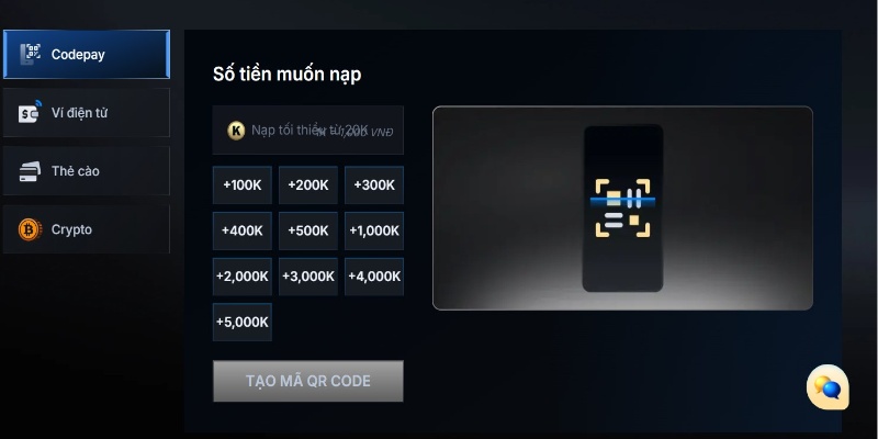 Nạp tiền 1 Nạp tiền